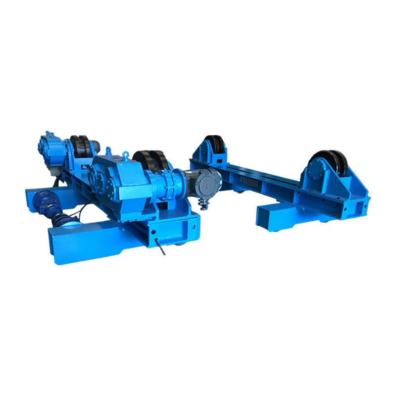 Rotateur de soudage réglable 40T avec mouvement orbital manuel et rouleaux à rainures supplémentaires