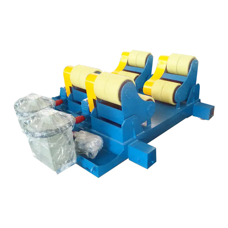Machine rotative de soudage à alignement automatique élargie à voie manuelle 10T